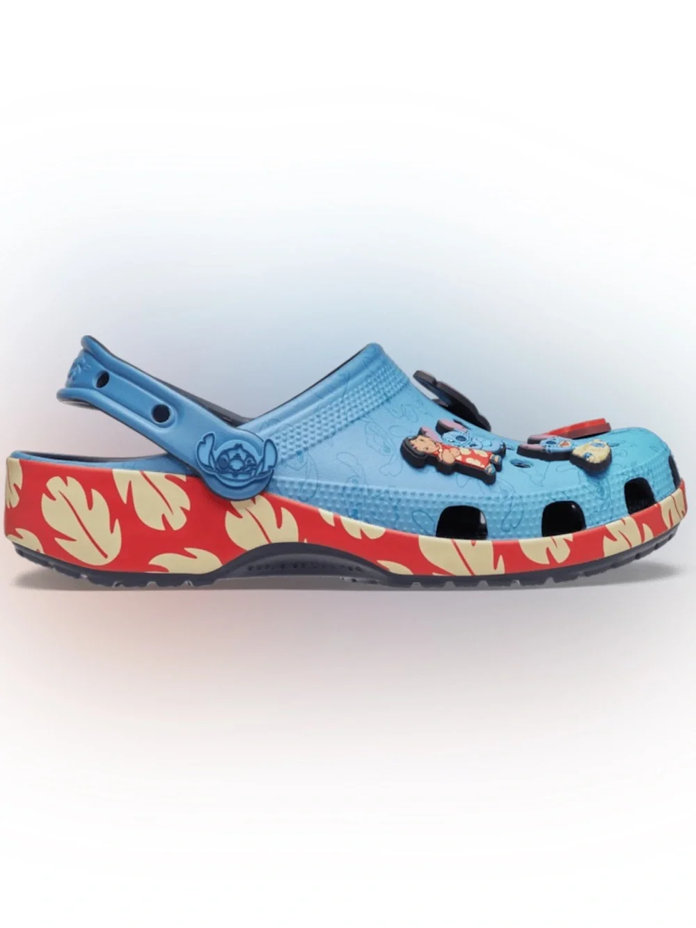 🛸 New! CROCS X Disney Stitch Clog Sandals with Charms Womens 8/Youth 6